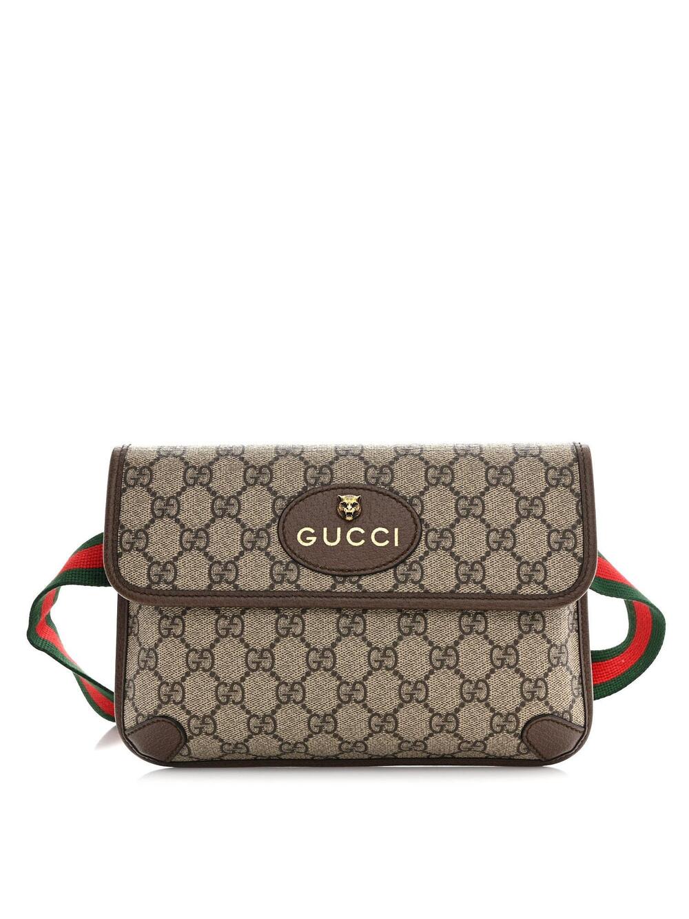 Gucci Gg Supreme Neo Vintage Web Belt #258107G10B